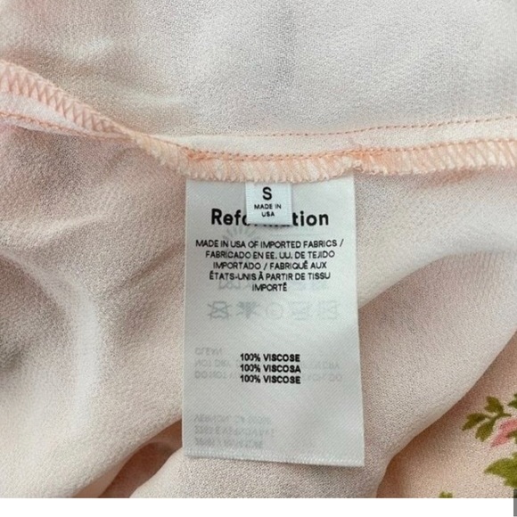 NWT Reformation Winslow Wrap Maxi Petal Floral Dress in  Audrey S XS  $348 - Picture 3 of 5